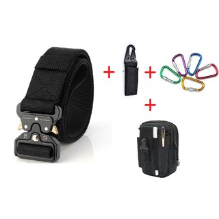 Combo dây lưng dù + 01 balo đeo hông + 01 móc chìa khóa +01 móc đa năng được chọn màu