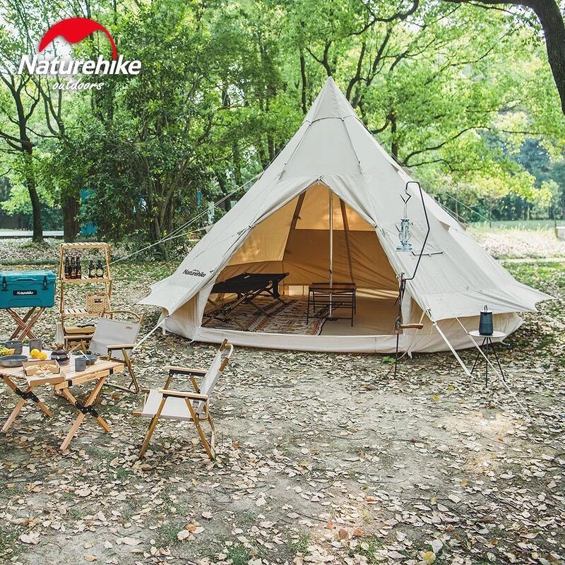 Lều cắm trại glamping 5-8 người NatureHike NH20ZP005 (Kaki)