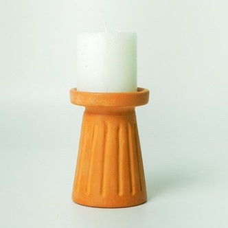 Đế Bỏ Nến Đất Nung - Terra Cotta Candle Holder - DN23