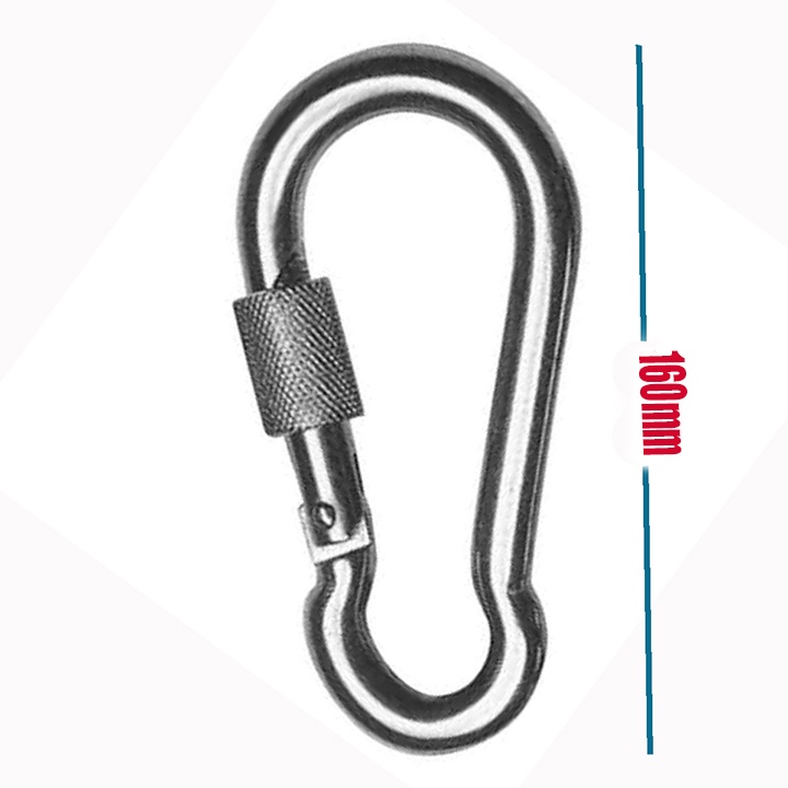 Móc leo núi hình hồ lô chịu lực tốt size lớn 16cm