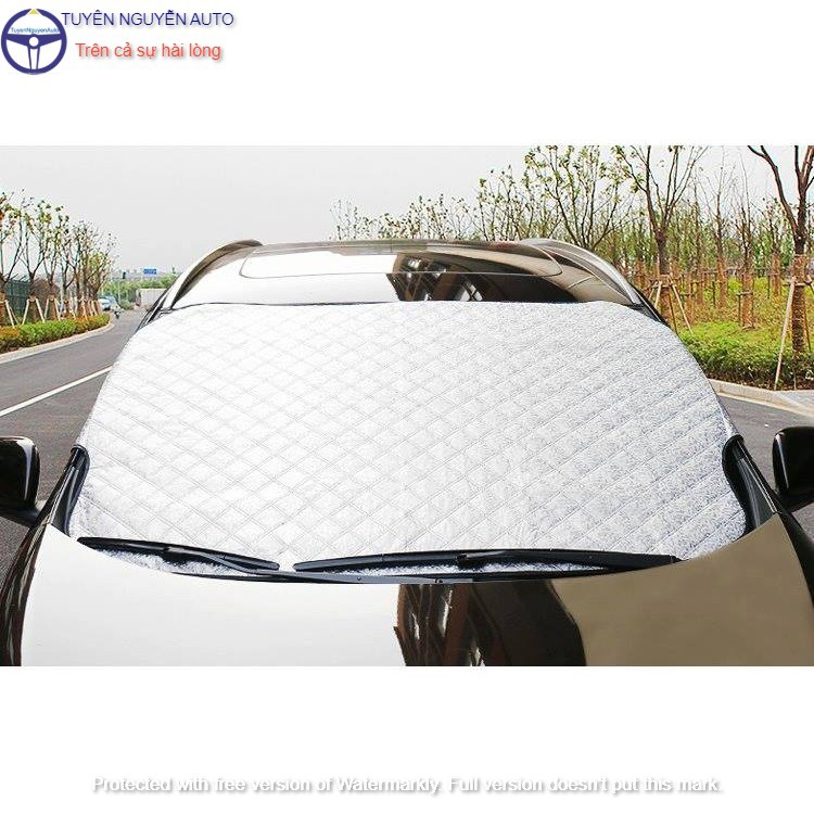 Bạt che kính ô tô tấm chắn nắng xe hơi 3 lớp tráng bạc cao cấp cách nhiệt chống nóng hiệu quả