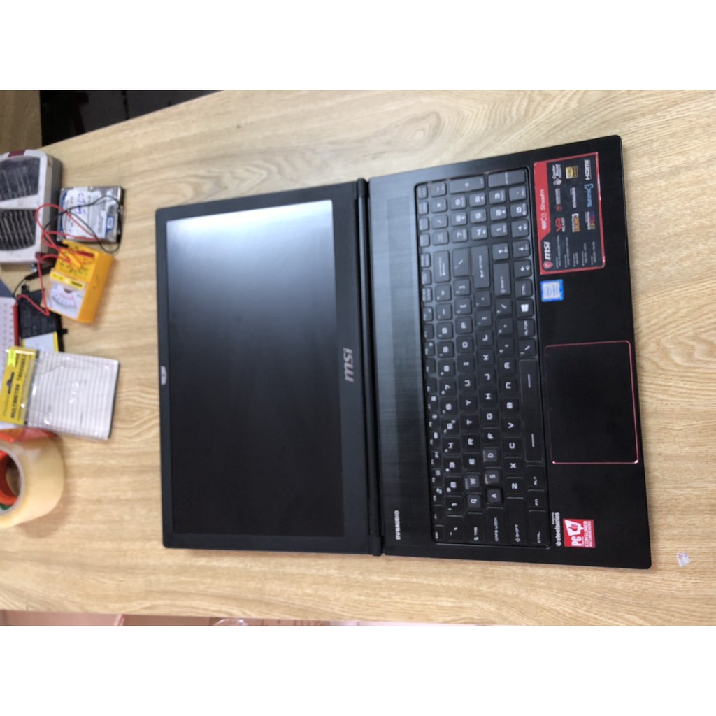 Laptop Gaming MSI GS63 Core i7 8570H 16gb- 256gb + 1tb GTX 1060