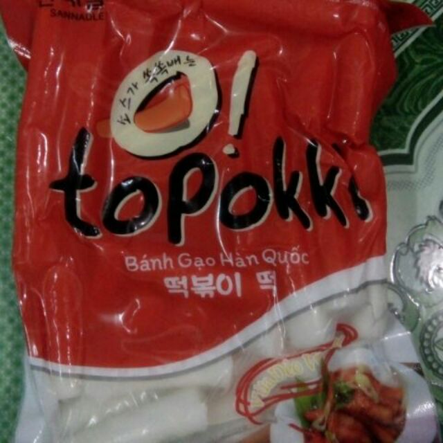 500G BÁNH GẠO HÀN QUỐC /TOPOKKI TRUYỀN THỐNG