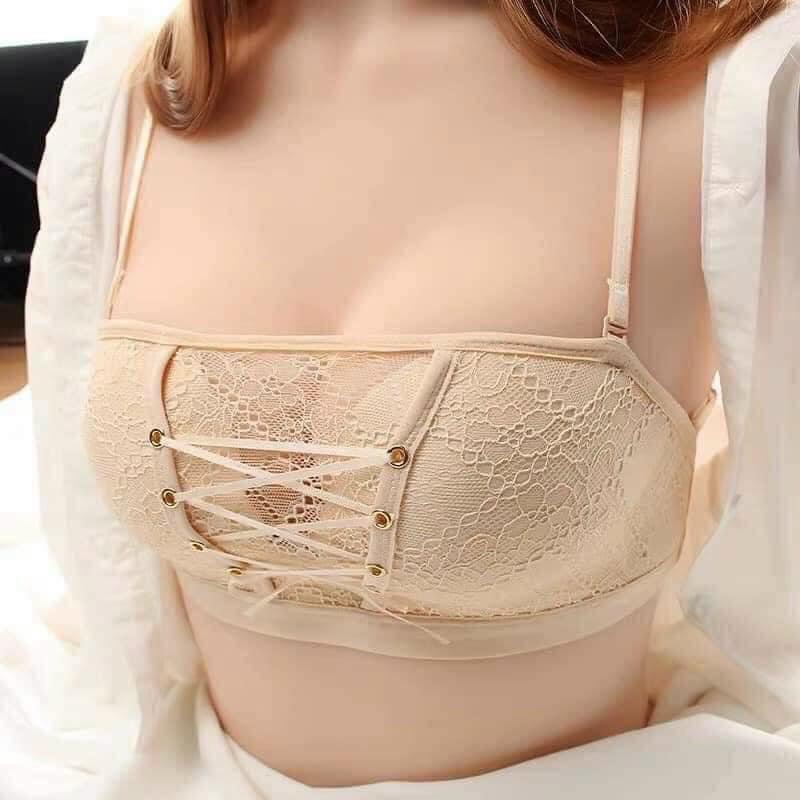 Áo ngực ren chống tụt rút dây siêu nâng,áo lót nữ