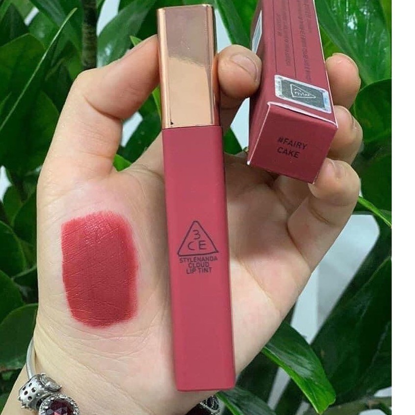 (CAM KẾT AUTH, TEM HIDDEN TAG) Son 3CE Cloud Lip Tint Fairy Cake – Hồng đất trầm