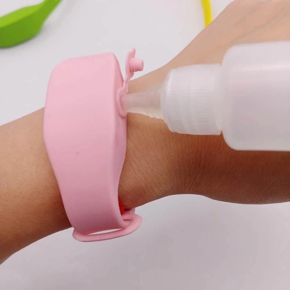 Vòng đeo tay Silicon đựng dung dịch sát khuẩn,nước rửa tay tiện lợi nhỏ gọn