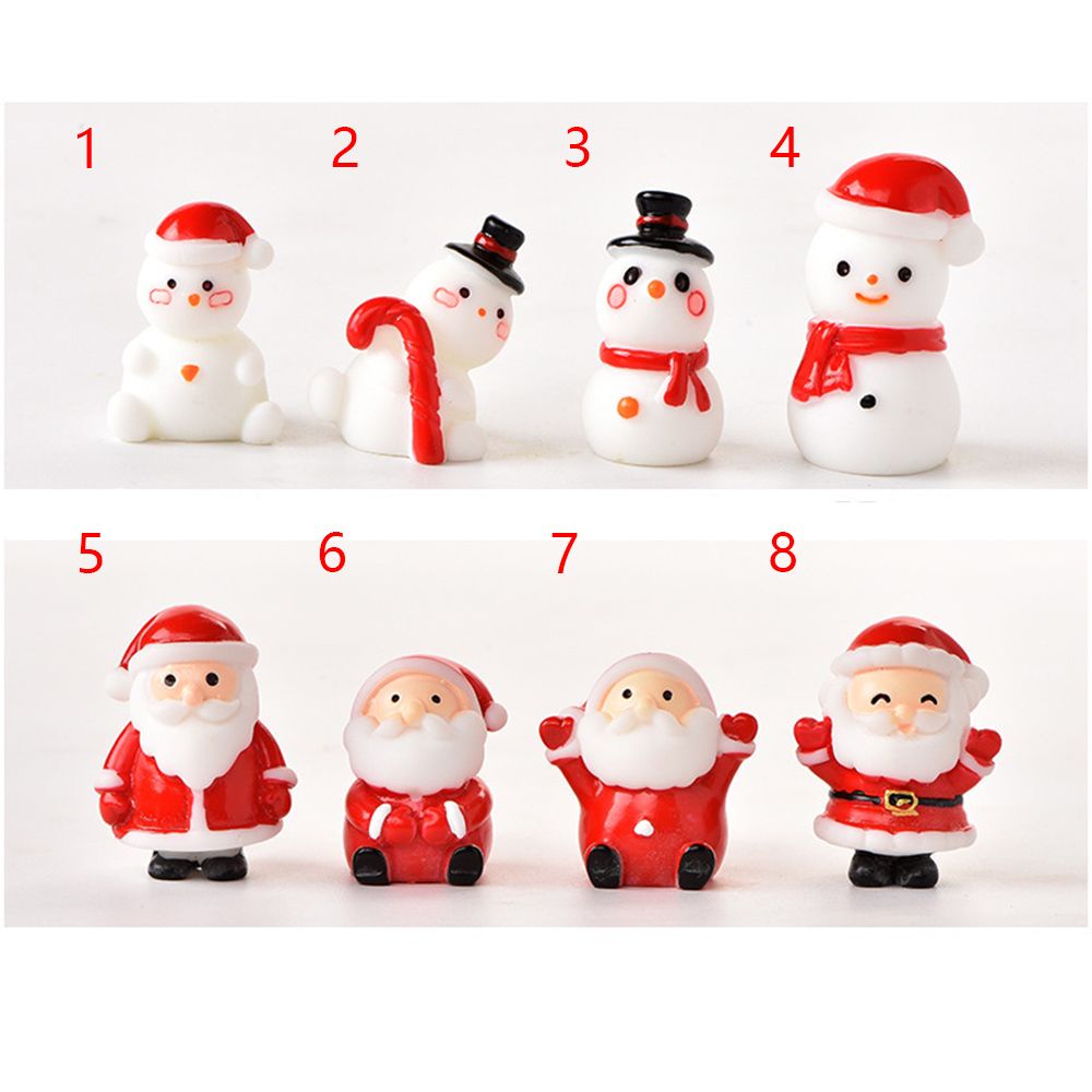 Đồ trang trí ông già noel/người tuyết/tuần lộc trang trí bàn làm việc DIY