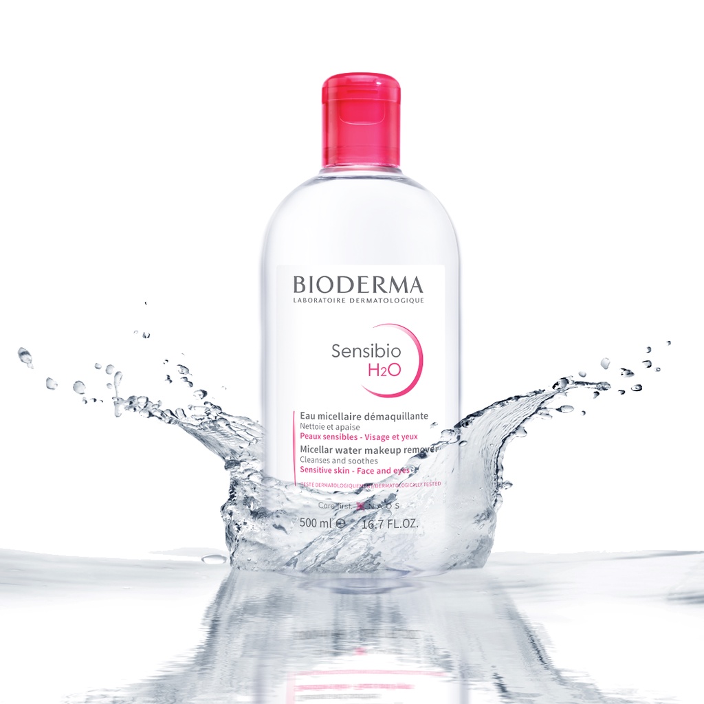 Nước tẩy trang Bioderma  Sensibio H2O cho da nhạy cảm, Sébium H2O cho da dầu, da hỗn hợp