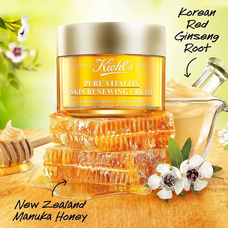 Kem dưỡng ẩm trẻ hóa KIEHL'S - Pure Vitality Skin Renewing Cream
