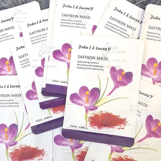 Miếng Mặt Nạ Saffron Mask John L & Lucas Y UK chính hãng Nhụy Hoa Nghệ Tây – Dochobe789