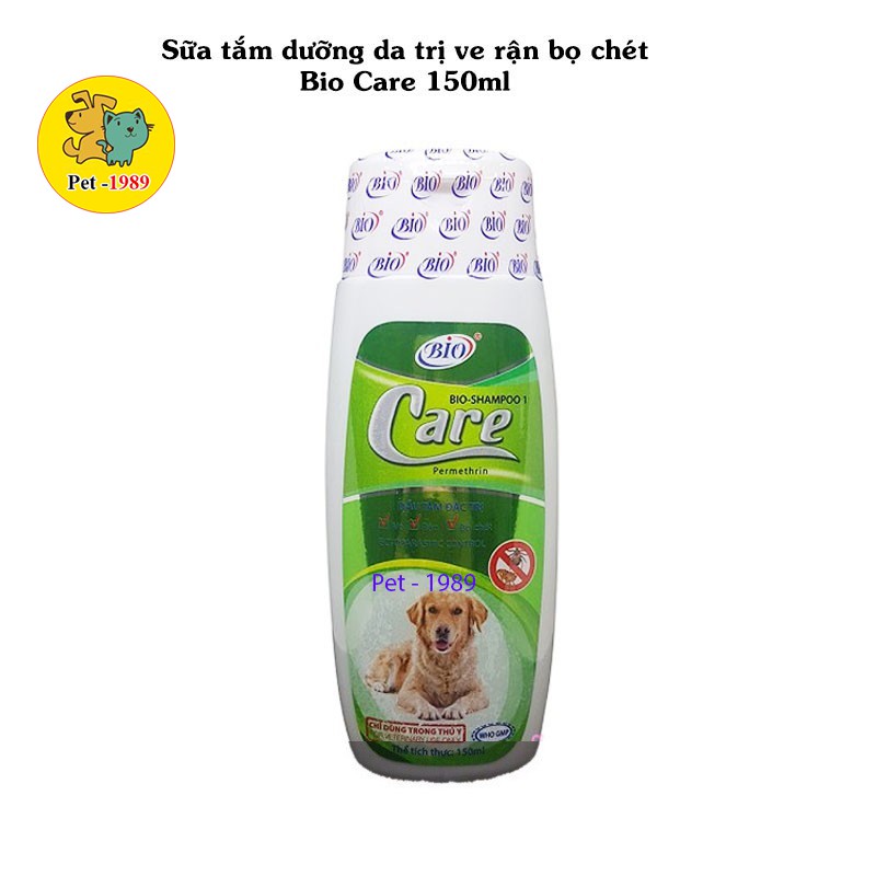 Dầu Tắm Sữa Tắm Đặc Trị Ve Rận Bọ Chét Care Bio 150ml