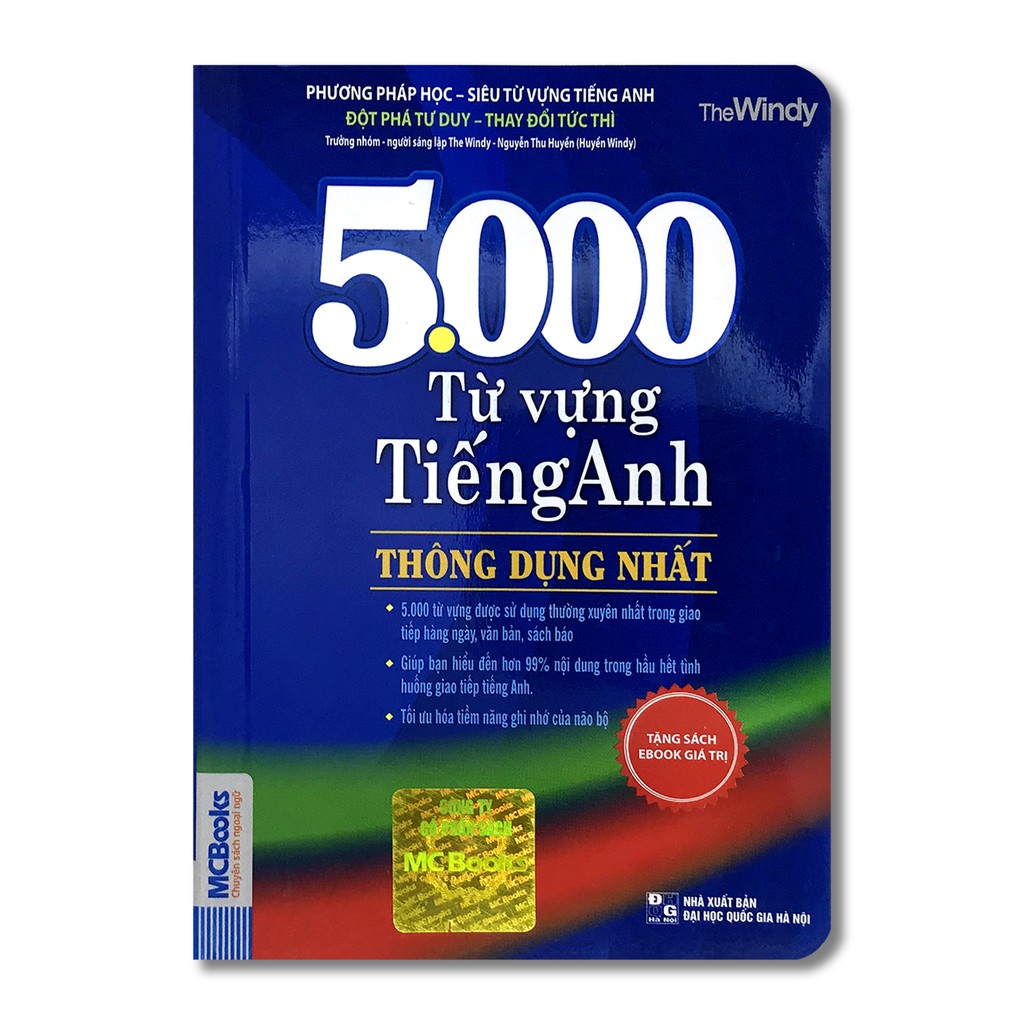 Sách 5000 từ vựng tiếng Anh thông dụng nhất