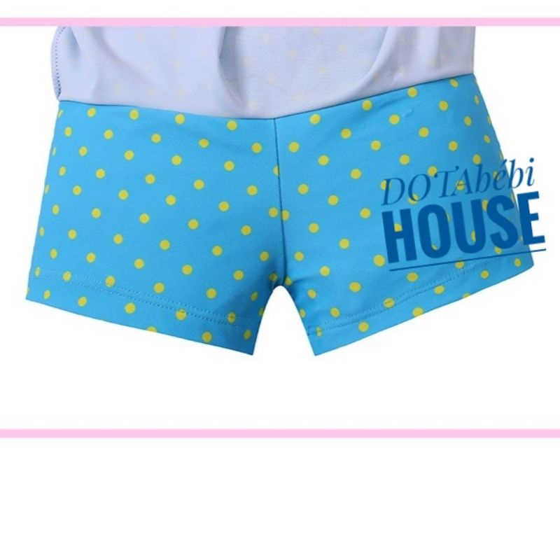 43kg có nón Đồ bơi áo tắm tay dài váy rời Love unicorn size đại cho bé gái SW0240 - DOTAbébi HOUSE