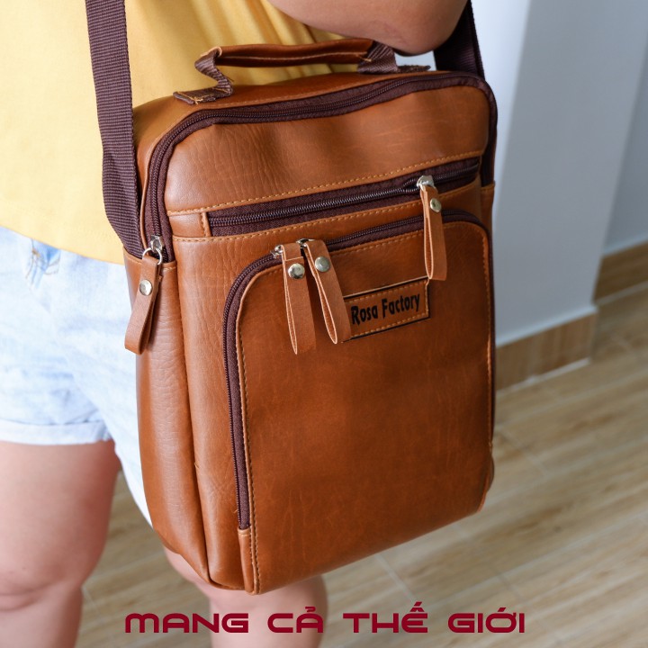 Túi đeo chéo ngực Túi đeo chéo nam da PU có quai xách Mys Rosa Bag | BigBuy360 - bigbuy360.vn