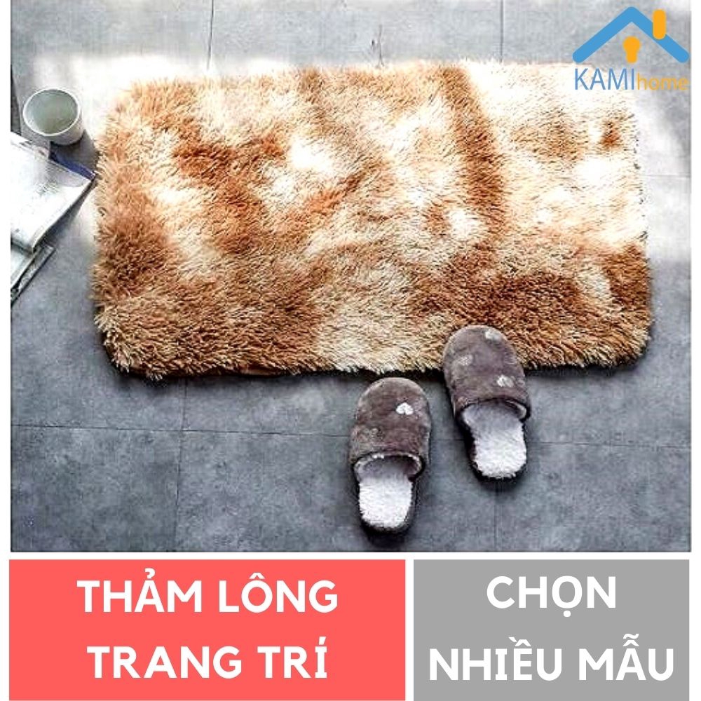 Thảm lông chụp ảnh và trải sàn Chữ nhật 58*40c lau chùi chân mã 27005