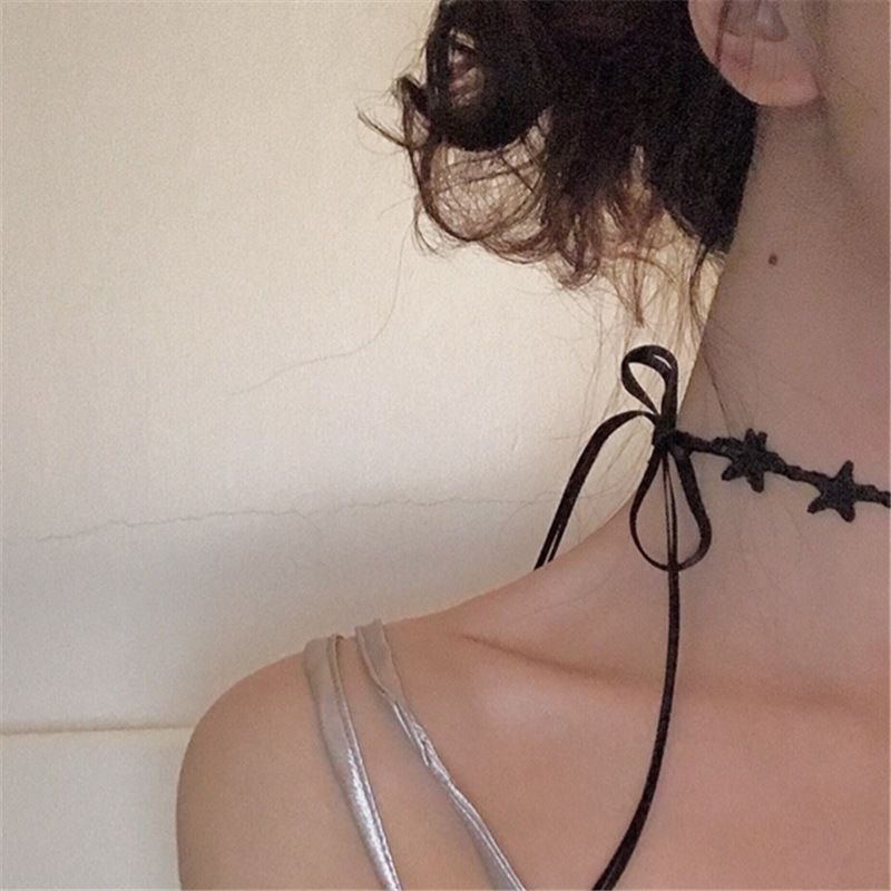 Vòng Cổ Phối Dây Xích 22260 Có Thể Điều Chỉnh Phong Cách Thời Trang Nhật Hàn