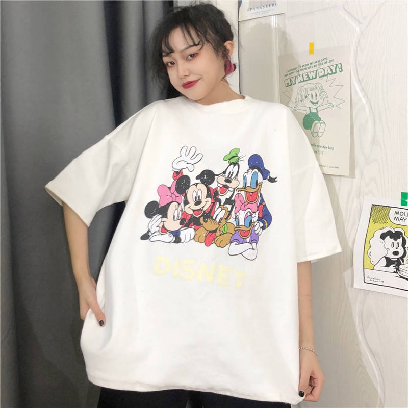 2021 Fashion Clothing short sleeve t shirt Women loose neck round large size blouse clothes