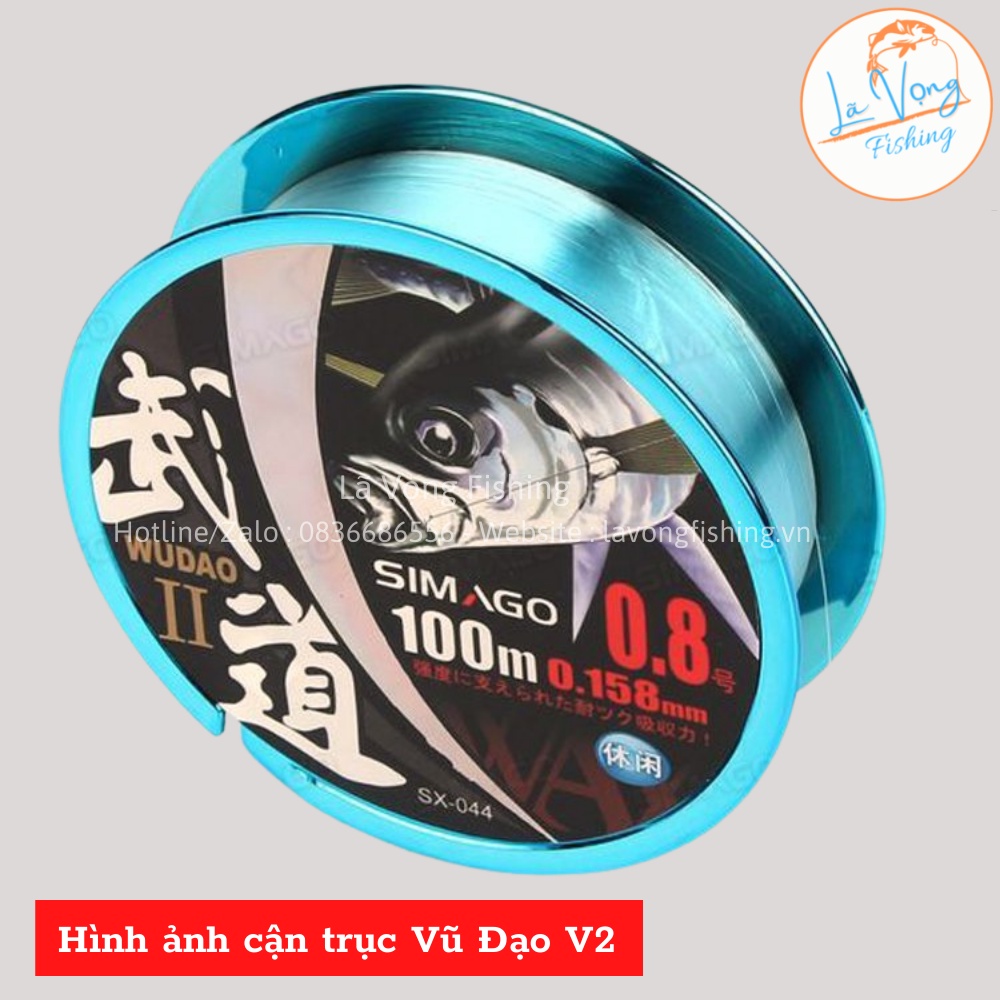 Cước Trục chính hãng SIMAGO Vũ Đạo V2 , Trục nylon câu cá cao cấp