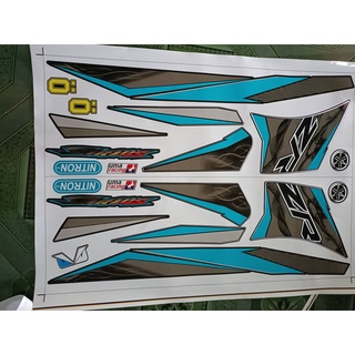 Tem rời sirius Fi ZR xanh đen