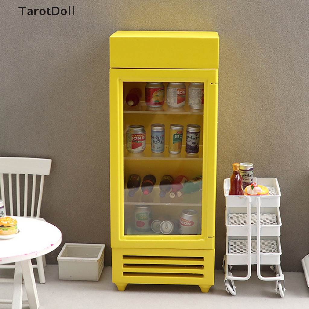 Tủ Lạnh Mini Trang Trí Nhà Búp Bê 1 / 12