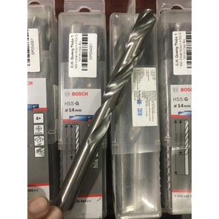 Mũi khoan sắt Bosch HSS-G 14mm ( giá 1 cái)