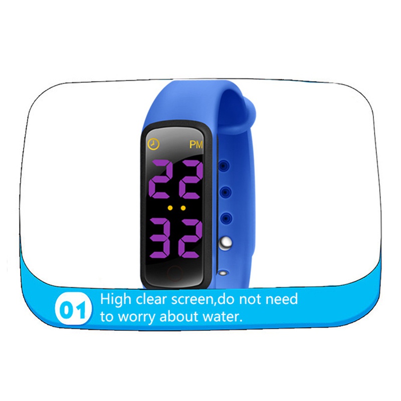 2 Pcs Potty Training Watch - Water Resistant Baby Reminder Timer - Urinal Trainer -LED Display, 9 Loop Songs -Black&Blue