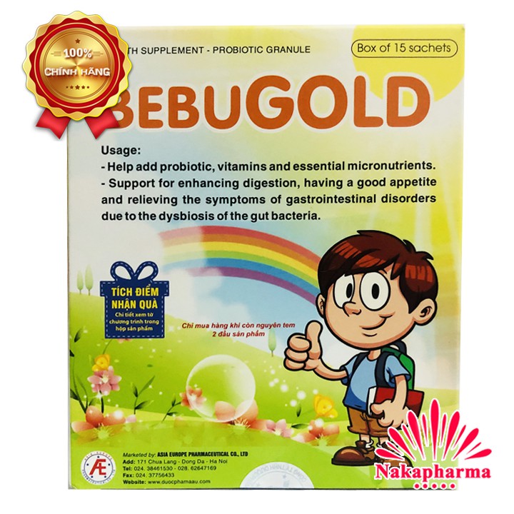 ✅ [KÈM QUÀ] Cốm vi sinh Bebugold – Bổ sung lợi khuẩn, tăng cường tiêu hóa, giúp bé ăn ngon, hấp thu tốt