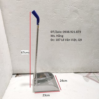 KI HỐT RÁC NHỎ CÁN XOẮN INOX D23*R24*C67 - KHR01-IX -