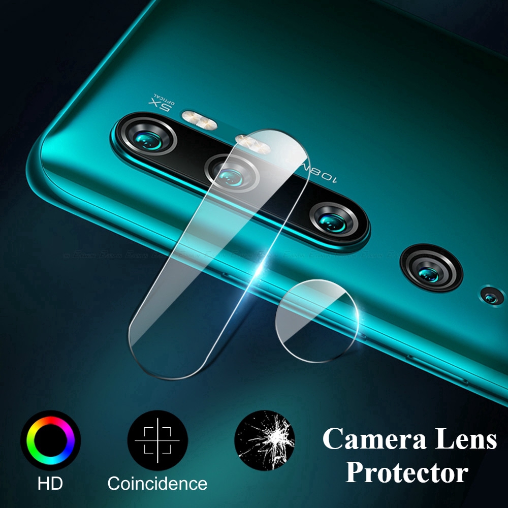 Set kính cường lực bảo vệ màn hình + miếng dán bảo vệ camera sau cho Xiaomi Mi Note 10 Pro Mi Cc9 Pro
