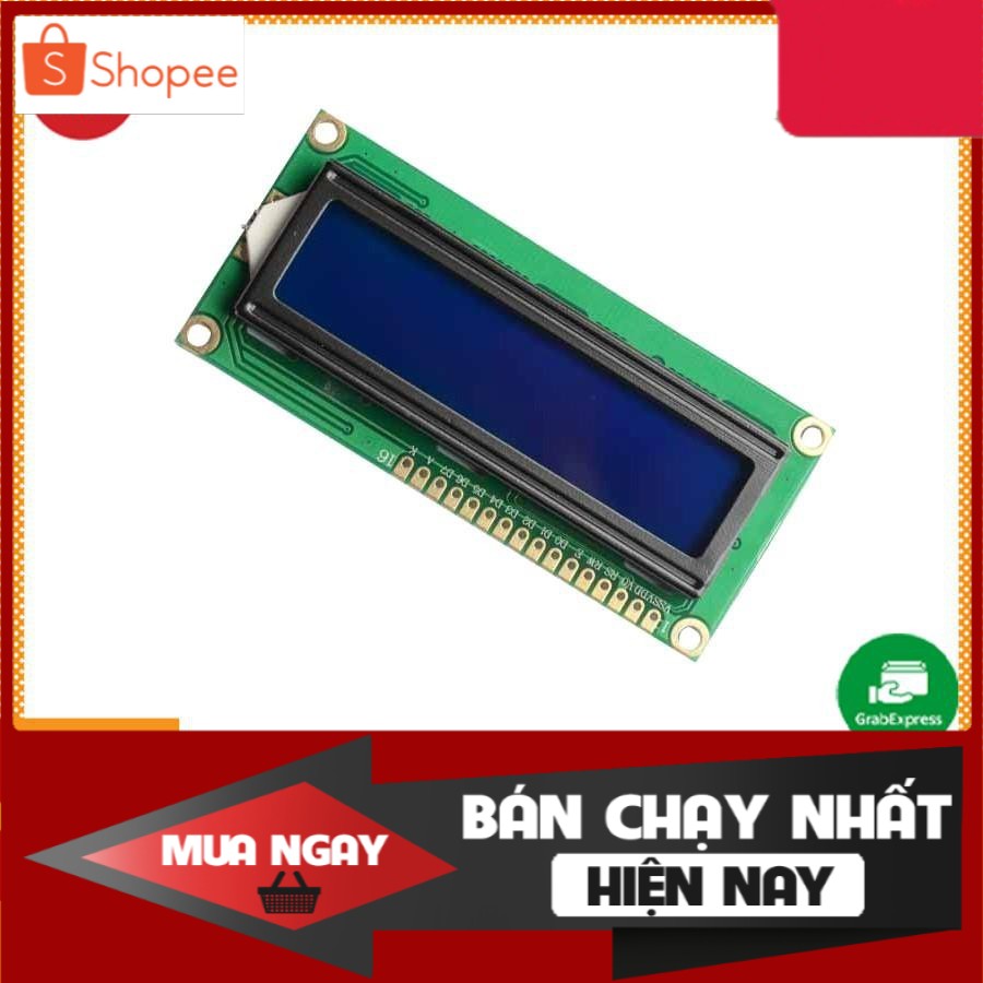 LCD 1602 Xanh Dương Điện Áp 5VDC - NTHN