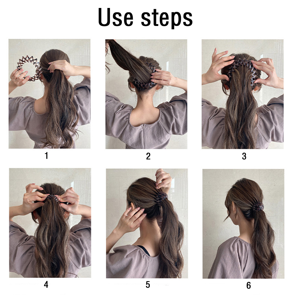 Kẹp tóc kiểu tổ chim dễ thương tiện dụng cho nữ