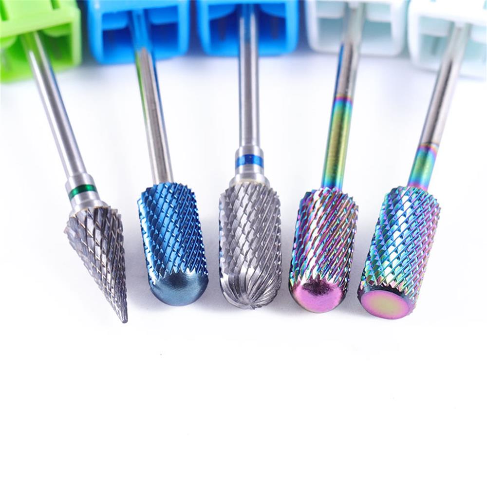 ❀SIMPLE❀ Beauty Nail File Nail Art Tools Tungsten Steel Nail Drill Bit Pedicure Manicure Cuticle Clean For Electric Milling Machine Hot Sale Grinding head