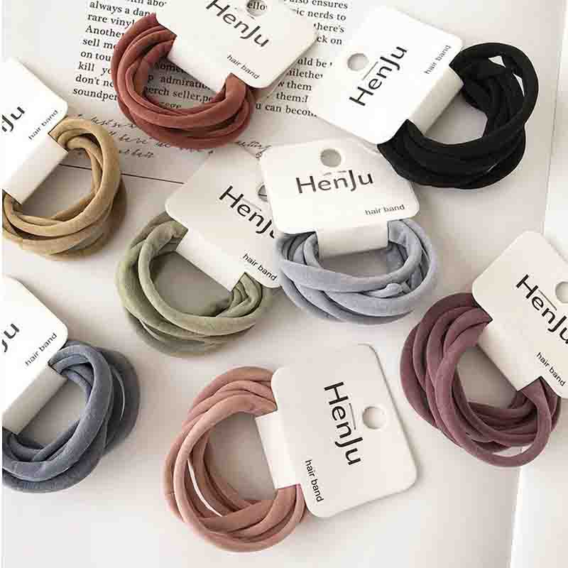 Set 6 Dây BuộC TóC Co GiãN ThờI Trang Cho Nữ