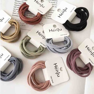 Set 6 dây buộc tóc co giãn thời trang cho nữ