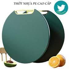 Thớt nhựa xanh kháng khuẩn xoay 360 độ hàng cao cấp bền và chắc chắn
