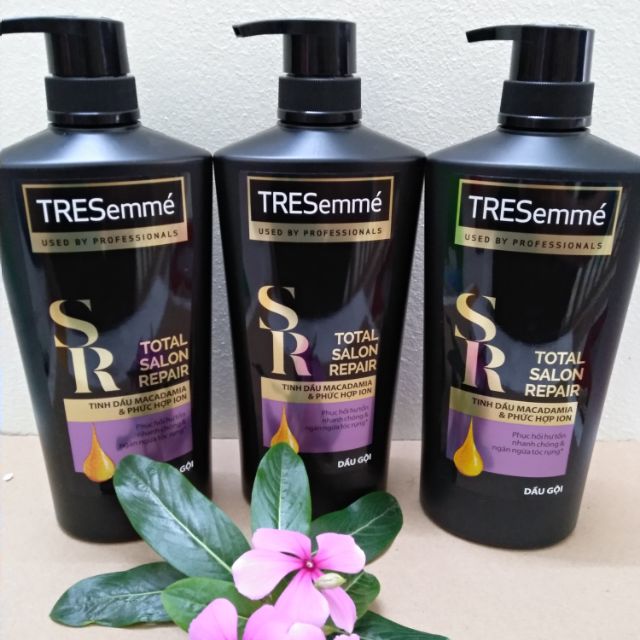 Dầu Gội Tresemmé Total Salon Repair Tinh Dầu Macadamia Ngăn Gãy Rụng - 650g