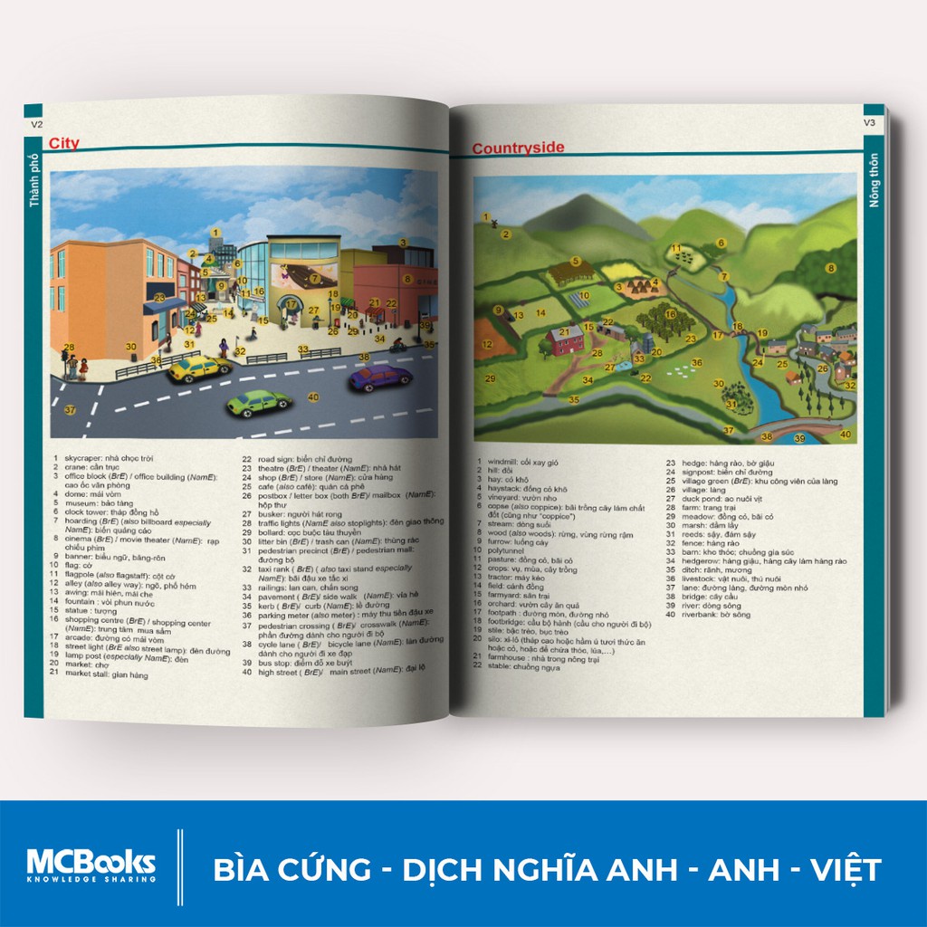 Sách Từ Điển Anh Anh Việt Phiên Bản Bìa Cứng Màu Vàng Giải Nghĩa Đầy Đủ Ví Dụ Phong Phú MCTD8840