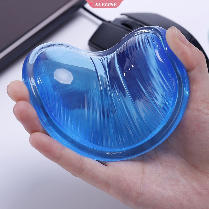1 Miếng Lót Chuột Bằng Gel Silicone 11*7CM Hỗ Trợ Cổ Tay Cho Máy Tính Xách Tay