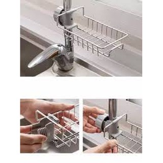 Giá để miếng rửa chén bằng inox