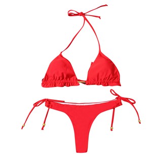Bikini Màu Trơn Gợi Cảm Dành Cho Nữ