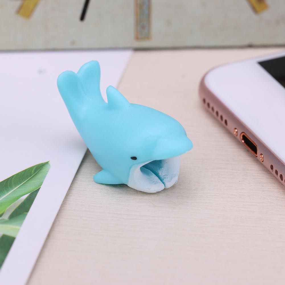 Phụ kiện bảo vệ đầu dây cáp hình động vật dễ thương