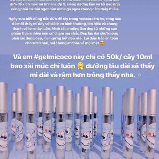 Gelmicoco- dưỡng mắt tinh dầu dừa+ nha đam