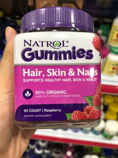 Natrol gummies hair.skin&nails