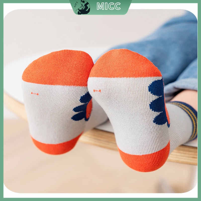5 Đôi tất trẻ em MICCYBC chất cotton thoáng khí thoải mái cho bé 1-12 tuổi