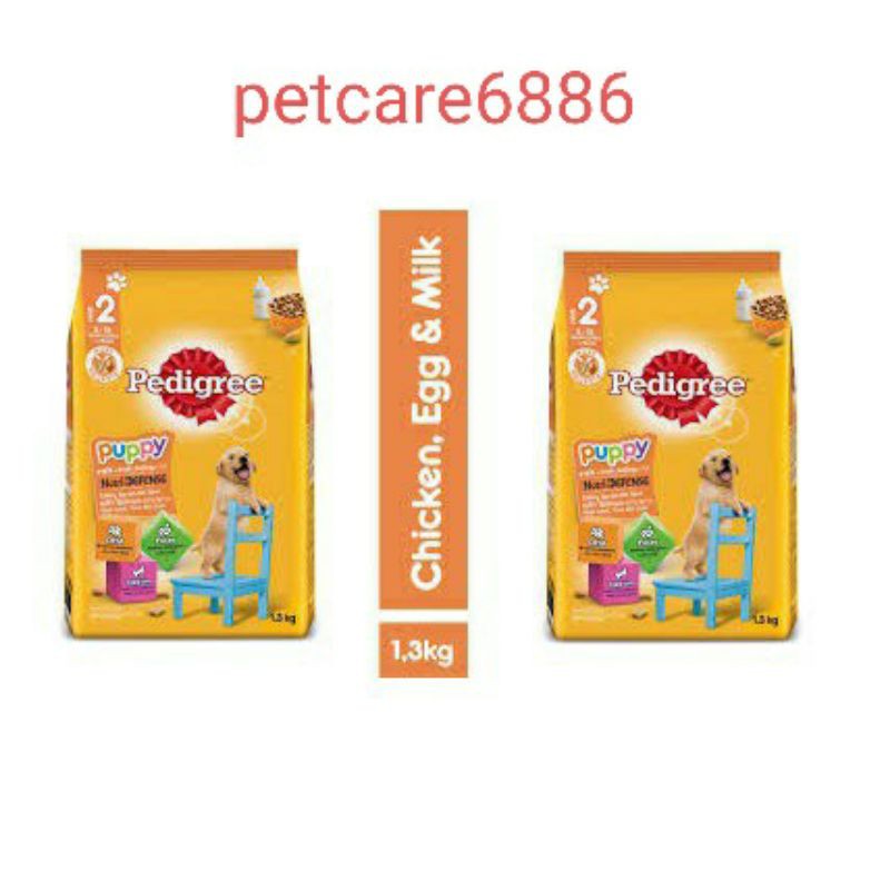 Thức ăn Pedigree hạt Trứng Sữa chó con 2.6KG