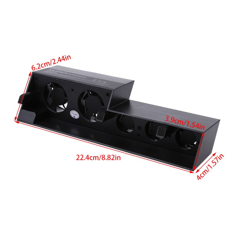 External Turbo Temperature Control USB Cooling Fan For Playstation 4 PS4 Console