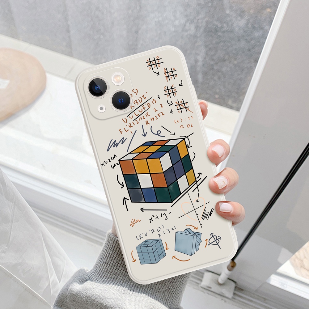 Ốp Điện Thoại Cho iPhone 11 11 Pro Max iPhone 6 Plus 6S Plus X Xs Max iPhone 7 8 Plus SE 2022 2020 #Khối Lập Phương Công Thức Kỹ Thuật Số H228