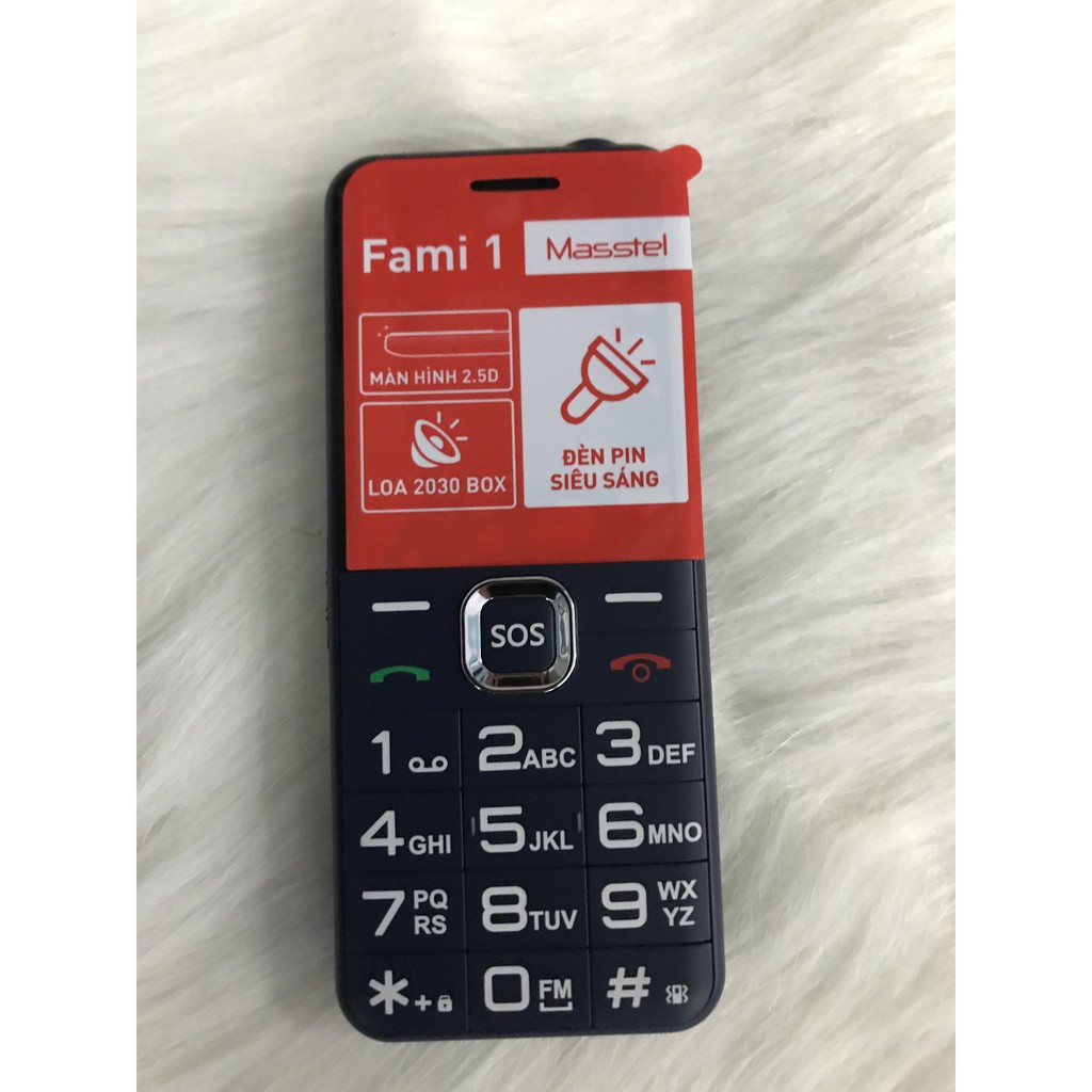 ( Miễn phí ship )điện thoại Masstel FAMI 9 DÀNH CHO NGƯỜI GIÀ loa to,chữ to,pin khỏe - Hãng phân phối chính thức | BigBuy360 - bigbuy360.vn