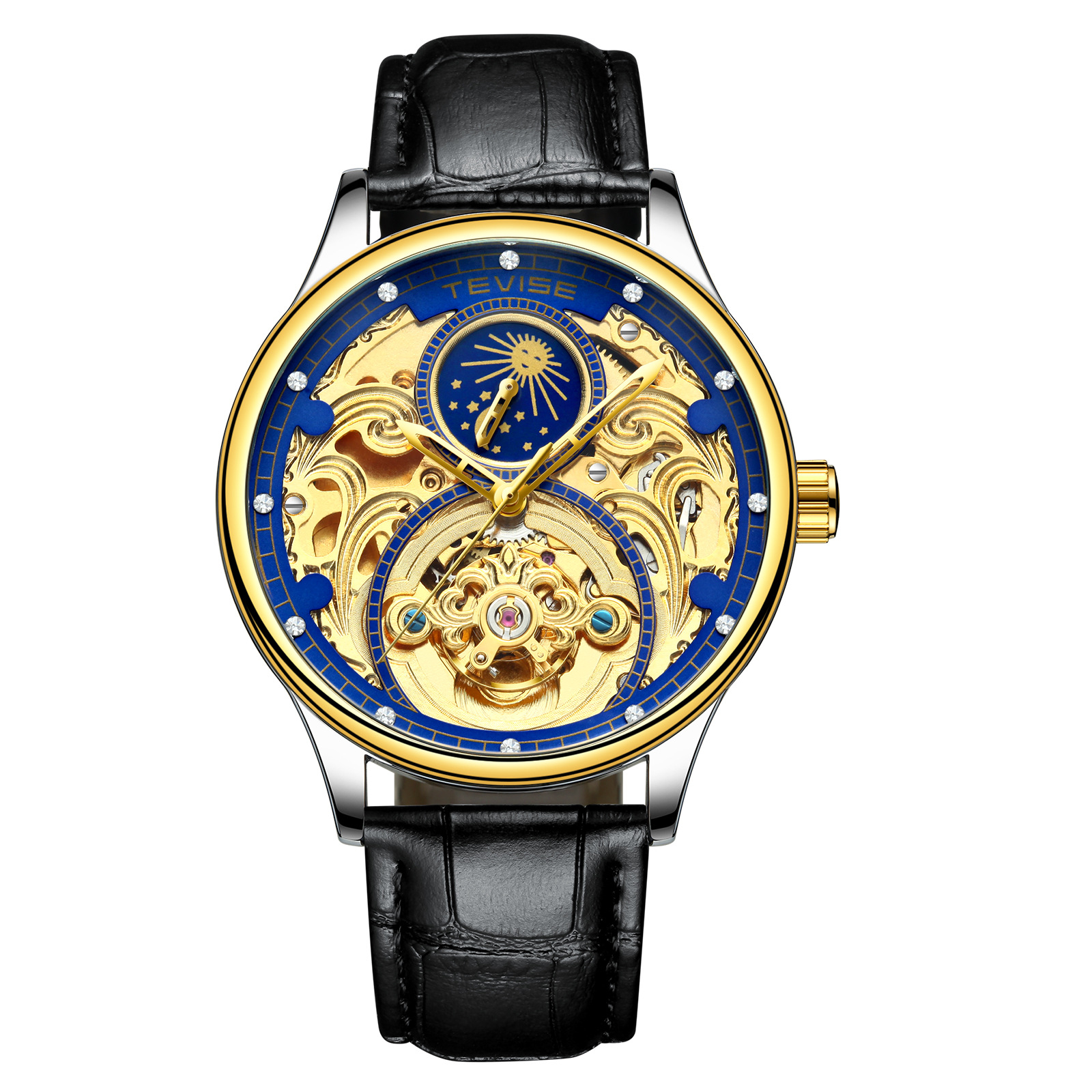 Đồng Hồ Cơ Khí Tourbillon Tevise T820a / T820b Chống Thấm Nước Cho Nam Giới Của Thụy Sĩ