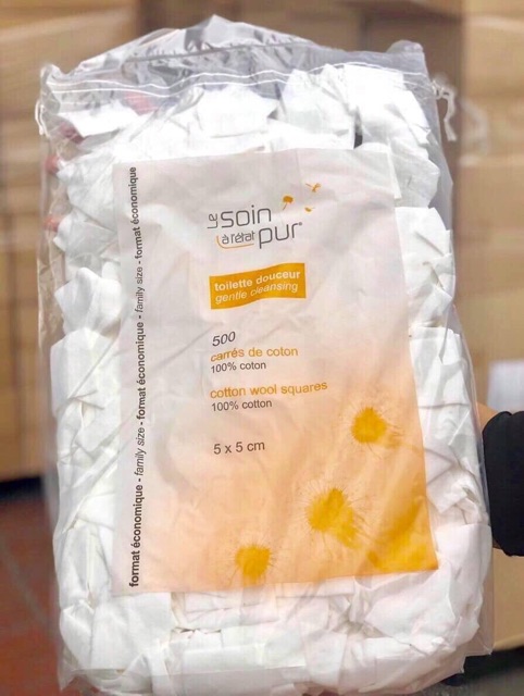 [Mã COS1904 giảm 8% đơn 300K] BÔNG TẨY TRANG PHÁP - 500 MIẾNG | BigBuy360 - bigbuy360.vn